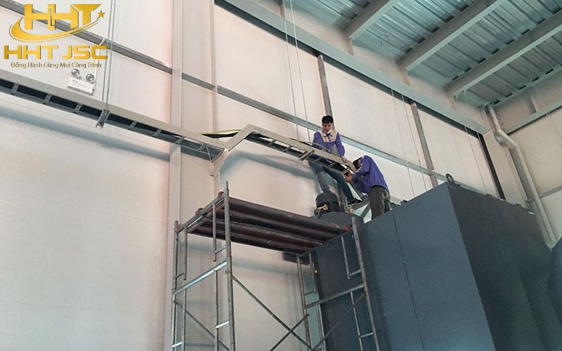 Các vị trí có thể lắp đặt thang máng cáp