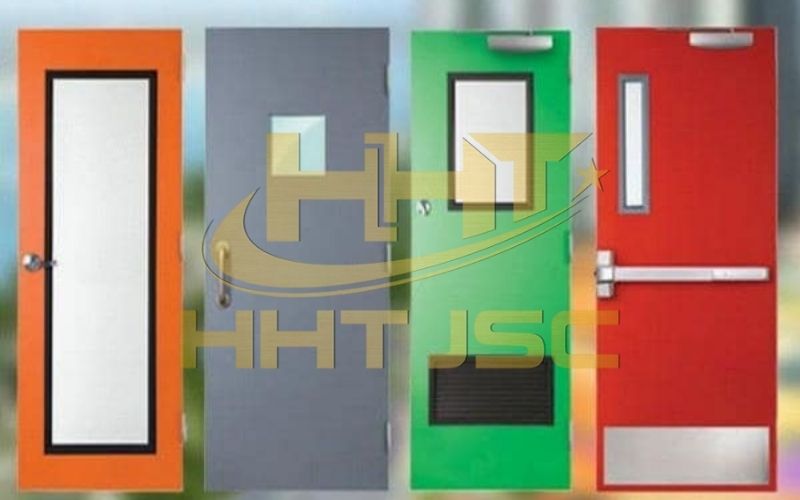 Phân loại cửa thép chống cháy theo màu sơn