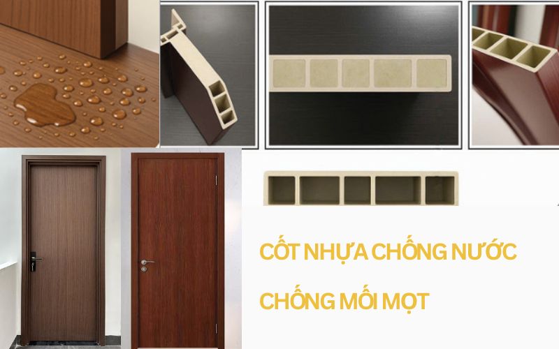 Cấu tạo cửa nhựa giả gỗ Composite