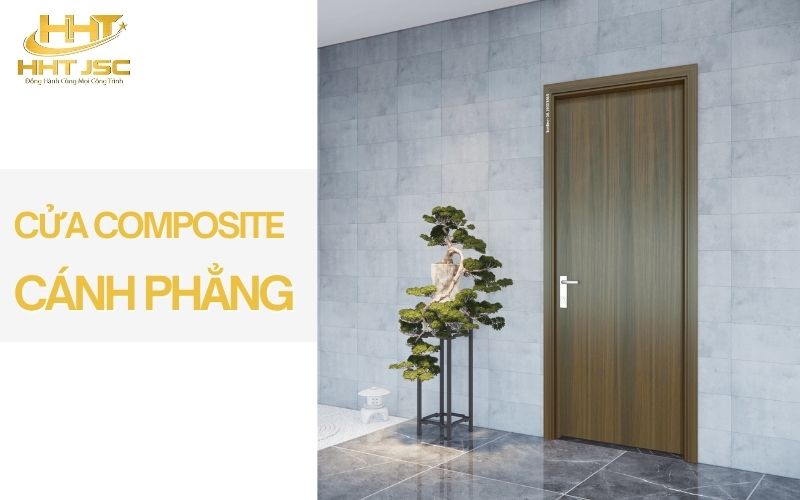 Cửa gỗ nhựa composite cánh phẳng 