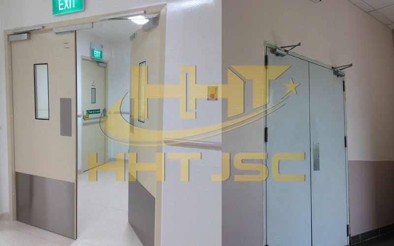 Hoàn thiện lắp đặt cửa chống cháy HHT JSC cho công trình