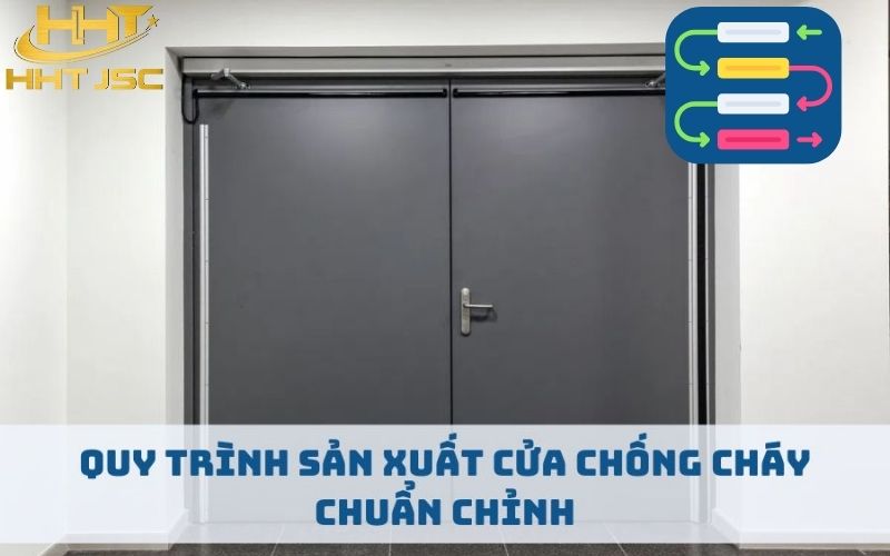 Quy trình sản xuất cửa chống cháy tại HHT JSC