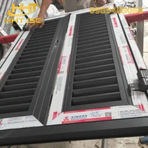 ảnh thực tế cửa chớp nhôm Xingfa