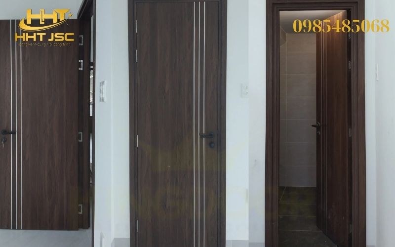  Thiết kế cửa nhựa Composite màu sắc hiện đại