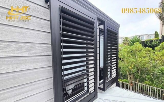 Cửa chớp nhôm cố định