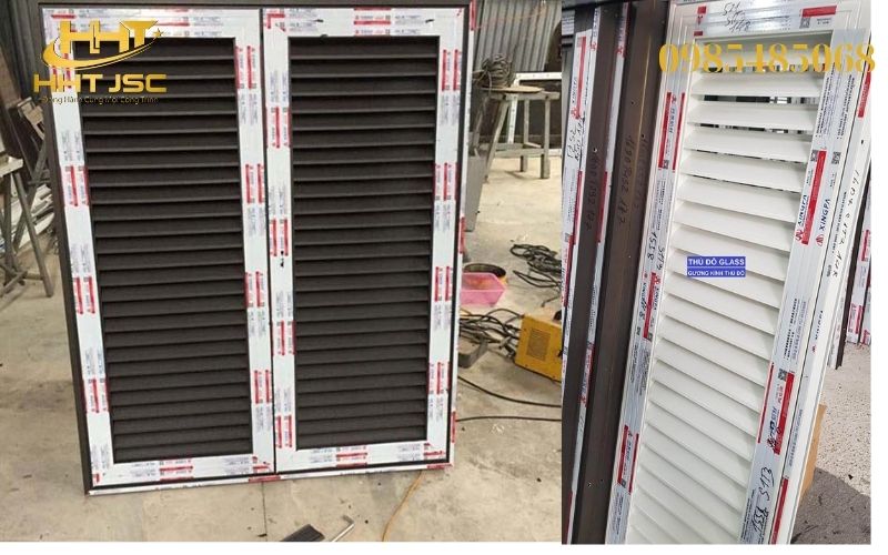 Cửa chớp nhôm được sản xuất theo nhiều vật liệu khác nhau