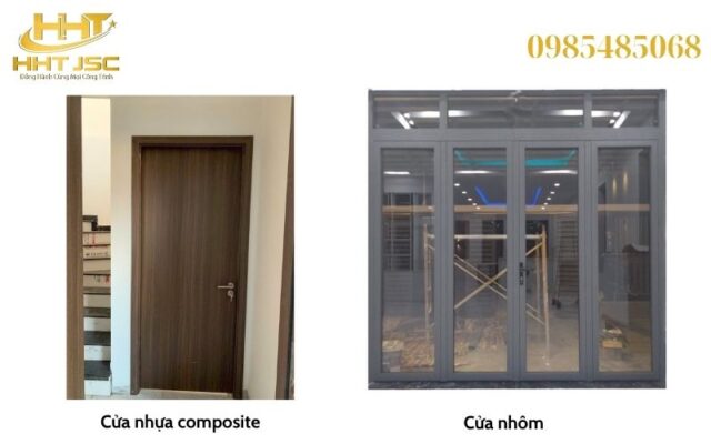 So sánh cửa nhựa composite và cửa nhôm