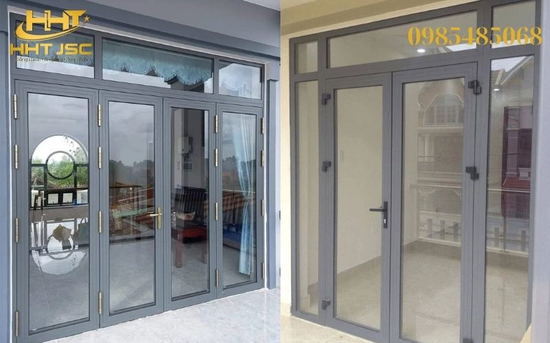 Cửa nhôm Xingfa có kết cấu khoang rỗng