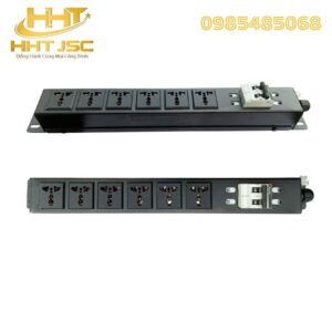 Thanh nguồn pdu 6 ổ cắm 3 chân