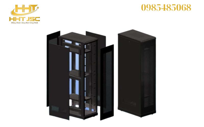 Tủ rack mạng 32U từ thép tấm dày sơn tĩnh điện chống gỉ