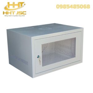 Tủ mạng 6U treo tường D400 màu xám