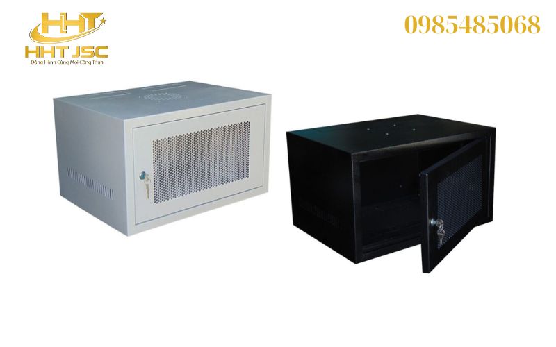 Mẫu tủ rack mạng 6U treo tường D400