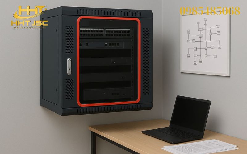 Tủ mạng treo tường dễ quản lý, tiện lợi