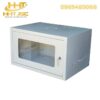 Tủ rack mạng 6u cửa Mica treo tường D500
