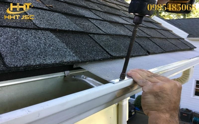 Máng xối thu dẫn nước hiệu quả