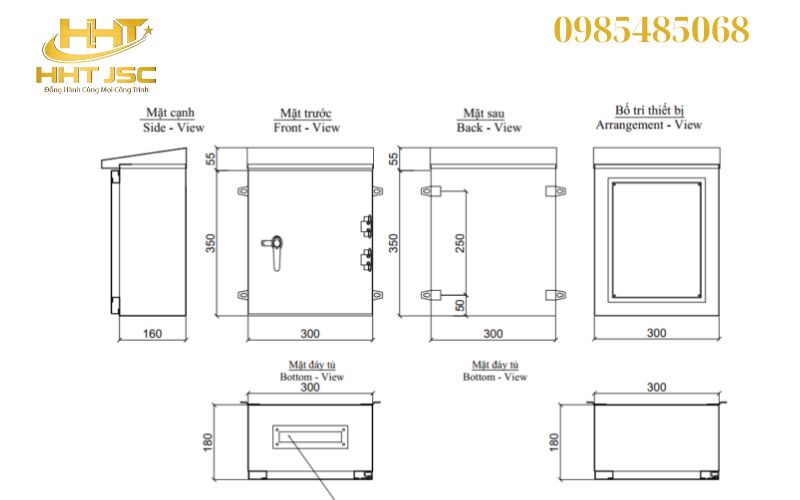 Mô tả vỏ tủ điện