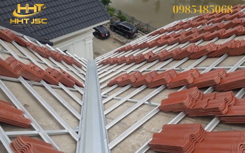 Máng xối mái ngói chống ăn mòn tốt