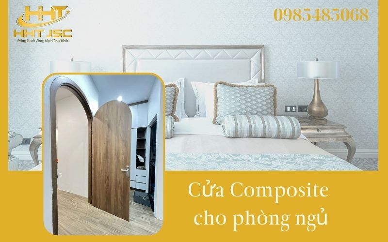 Cửa Composite cho phòng ngủ sang trọng